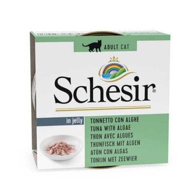Schesir Nature Ton Balıklı ve Yosunlu Kedi Konservesi 85 gr