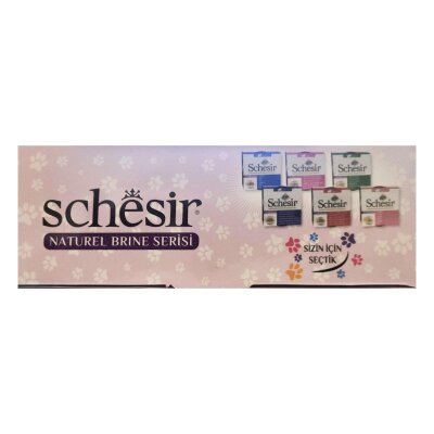 Schesir Balıklı ve Tavuklu Suda Yetişkin Kedi Konservesi 85 gr