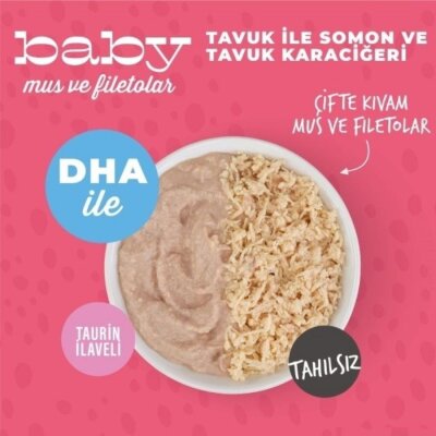 Schesir Tahılsız Tavuk Somon Ciğerli Ezme Yavru Konservesi 3x55 gr