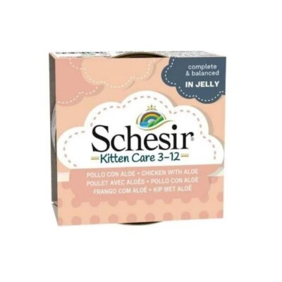 Schesir Aloe Veralı Fileto Tavuklu Yavru Kedi Konservesi 85 g