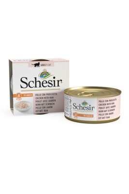 Schesir Pouch Soslu Tavuklu ve Jambonlu Yaş Kedi Maması 70 gr