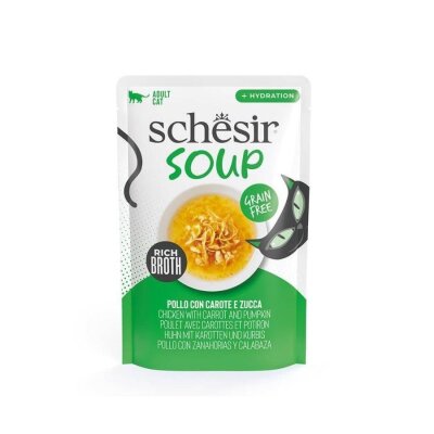 Tavuk ve Bal Kabaklı Tahılsız Yetişkin Kedi Çorbası, 40 gr