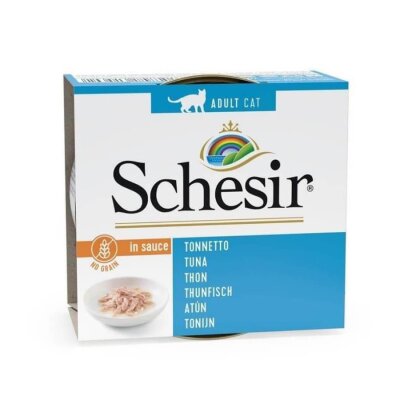 Schesir Soslu Ton Balıklı Tahılsız Yaş Kedi Maması 70 gr