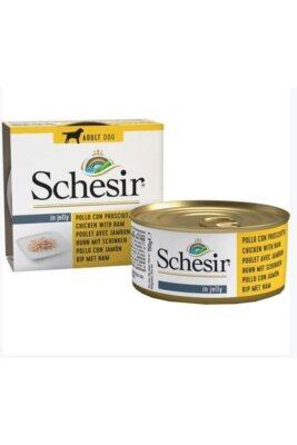 Schesir Tavuk Fileto ve Jambonlu Köpek Konservesi 150 gr