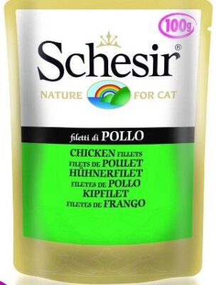 Schesir Pouch Tavuk Filetolu Jöleli Yaş Kedi Maması 100 gr