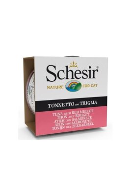 Schesir Pouch Ton Balıklı ve Barbunyalı Jöleli Yaş Kedi Maması 85 gr