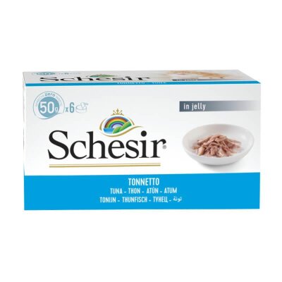 Schesir Jöle İçinde Ton Balıklı Kedi Konservesi Multipack 6 x 50 gr
