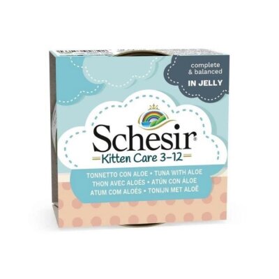 Schesir Ton Balıklı ve Aloe Veralı Yavru Kedi Konservesi 85 gr
