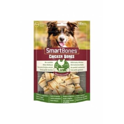 Smart Bones Ham Derisiz Tavuklu Düğümlü Köpek Kemiği 288 gr 18'li