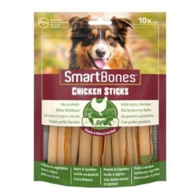 Smart Bones Ham Derisiz Tavuklu Köpek Ödül Çubuğu 10'lu 200 gr