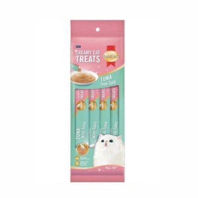 SmartHeart Ton Balıklı Sıvı Krema Kedi Ödülü 4x15 gr
