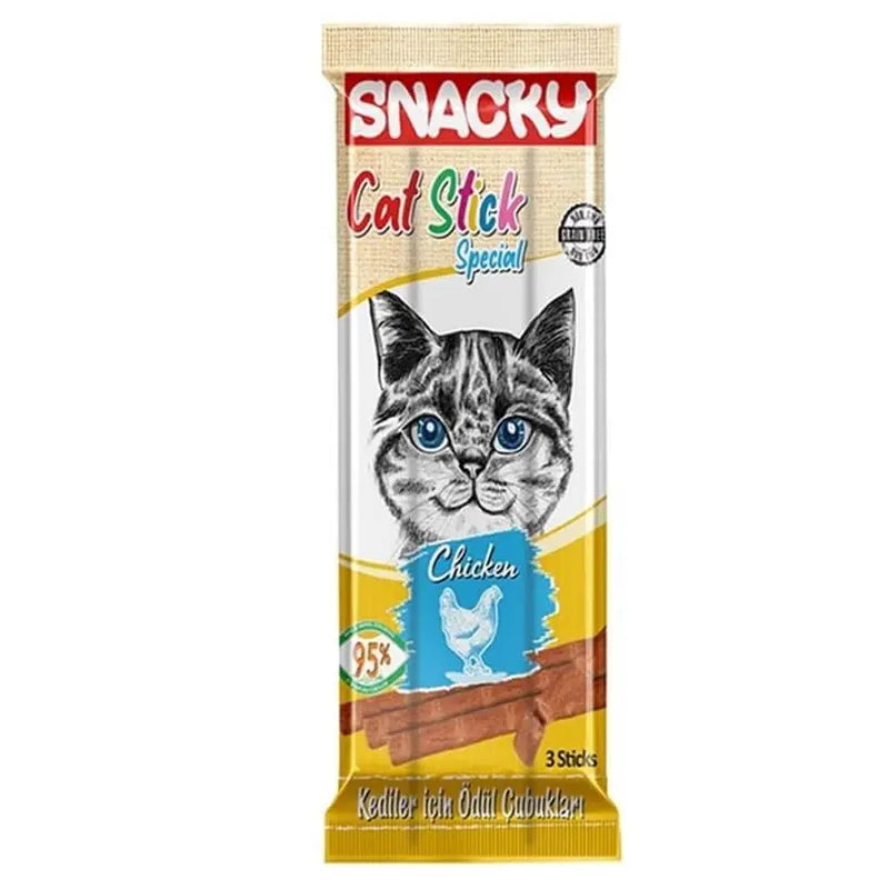 Snacky Tavuklu Çubuk Kedi Ödülü 3 x 5 gr