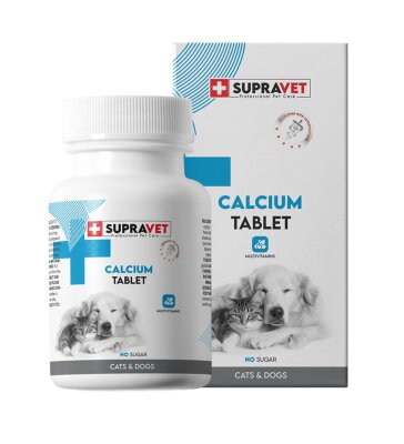 Supravet Kalsiyum Kedi-Köpek Tablet 75 Adet