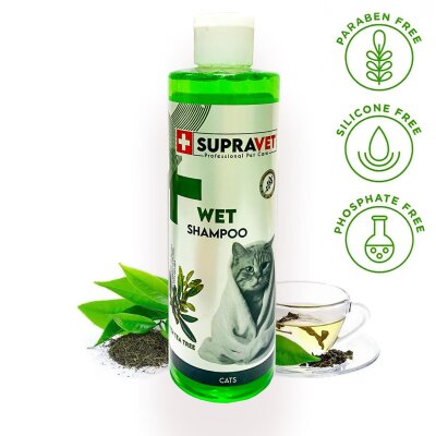 Supravet Çay Ağacı Özlü Parazit Karşıtı Kedi Şampuanı 200 ml