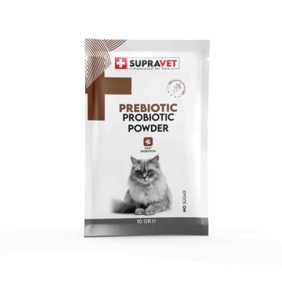 Supravet Prebiyotik + Probiyotik Toz Kedi Sindirim Takviyesi 1,5 gr