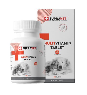 Supravet Multivitamin Kedi-Köpek Tablet 75 Adet