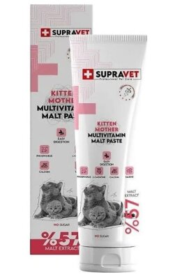 Supravet Yavru ve Anne Kedi Multivitamin Malt Macunu 30 gr