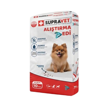 Supravet Süper Emici Köpek Çiş Eğitim Pedi 60x90 cm 10'lu