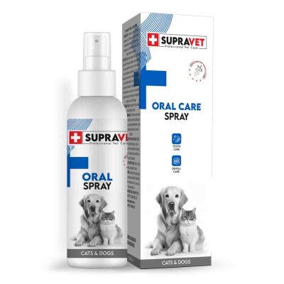 Supravet Oral Care Fırçasız Kedi-Köpek Ağız Bakım Spreyi 100 ml