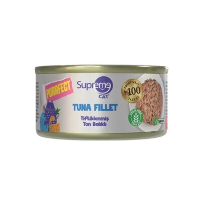 Supreme Cat Ton Balıklı Tahılsız Kedi Konservesi 70 gr