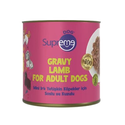 Supreme Dog Sosta Kuzulu Mini Irk Yetişkin Köpek Konservesi 200 gr