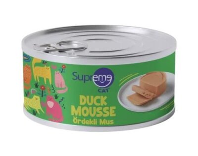 Supreme Cat Ördekli Mus Yaş Kedi Maması 85 gr