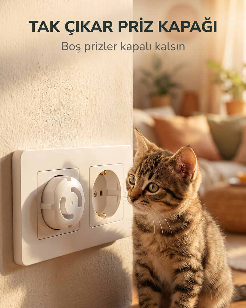 Tak Çıkar Priz Kapağı