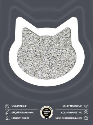 Toi Moi Aktif Karbonlu İnce Taneli Topaklanan Kedi Kumu 10 kg