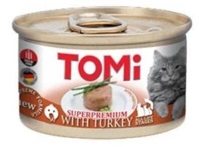 Tomi Hindili Ezme Pate Yetişkin Yaş Kedi Maması 85 gr
