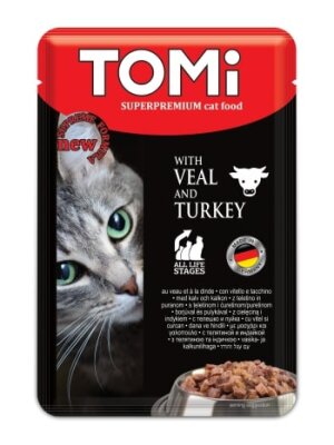 Tomi Dana ve Hindili Kedi Konservesi 100 gr