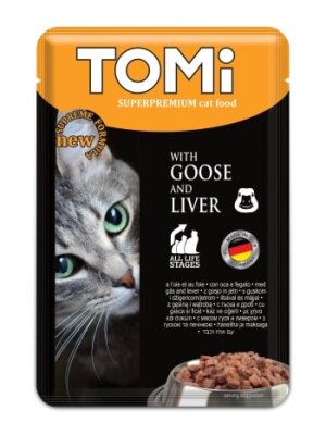 Tomi Kaz Eti ve Ciğerli Kedi Konservesi 100 gr
