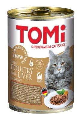 Tomi Kümes Hayvanlı Yetişkin Kedi Konservesi 400 gr