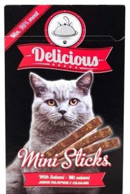 Tomi Mini Stick Karışık Çeşit Kedi Ödülü 20 x 2 gr