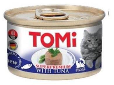 Tomi Ton Balıklı Ezme Pate Yetişkin Yaş Kedi Maması 85 gr