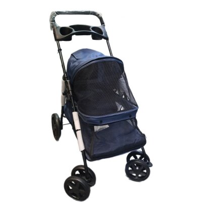Tommy Katlanabilir 15 kg Tekerlekli Taşıma Arabası (Lacivert)