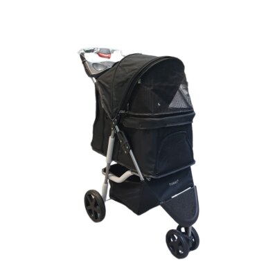 Tommy Katlanabilir 15 kg Tekerlekli Taşıma Arabası (Siyah)