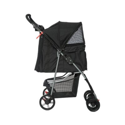 Tommy Tekerlekli Evcil Hayvan Arabası (Siyah, Max 15 kg)