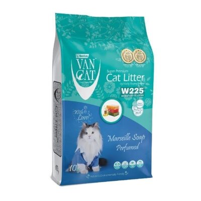 Van Cat Marsilya Sabunlu İnce Taneli Topaklanan Kedi Kumu 10 L