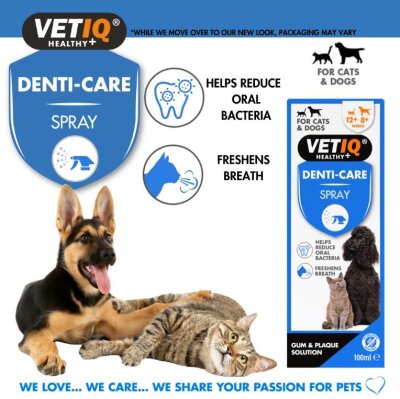 VetIQ Fırçasız Ağız ve Diş Bakım Spreyi 100 ml (Kedi-Köpek)