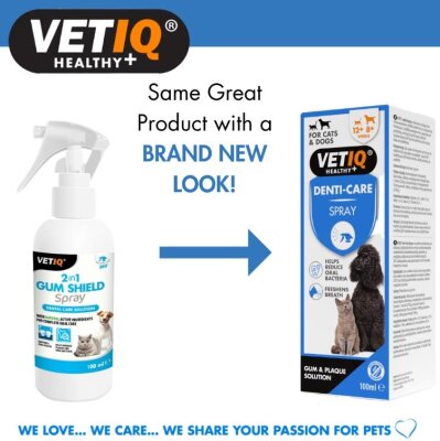 VetIQ Fırçasız Ağız ve Diş Bakım Spreyi 100 ml (Kedi-Köpek)