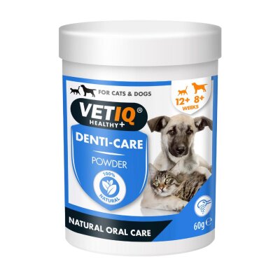 Vet IQ Fırçalamasız Kedi ve Köpek Diş Bakım Tozu 60 gr