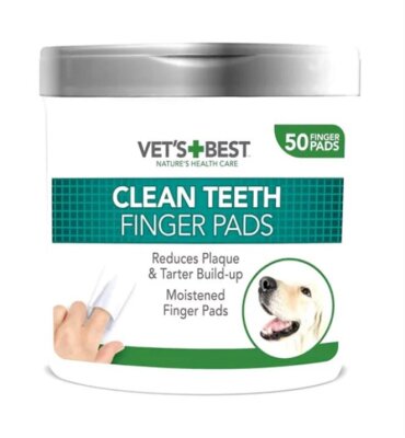Vet's Best Köpek Diş Temizleme Parmak Pedi 50'li