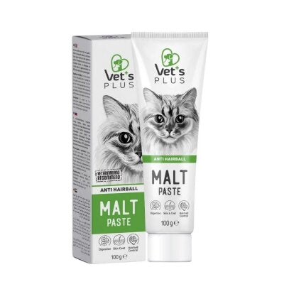 Tüy Yumağı Önleyici Malt Kedi Macunu, 100 gr