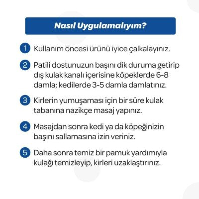 Vet's Plus Kedi ve Köpek Kulak Temizleme Solüsyonu 100 ml