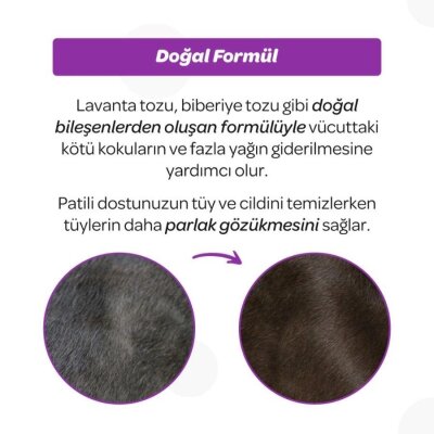 Vet's Plus Lavanta ve Biberiyeli Susuz Toz Şampuan 150 gr