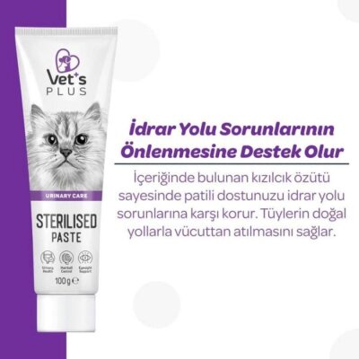 Kısırlaştırılmış için Tüy Yumağı Malt Macunu, 100 gr