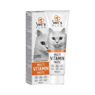 Vet's Plus Taurinli Multivitamin Malt Kedi Macunu 100 gr