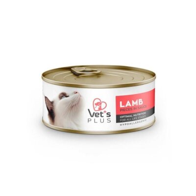 Kuzu Etli Tahılsız Hipoalerjenik Yetişkin Kedi Konservesi, 85 gr