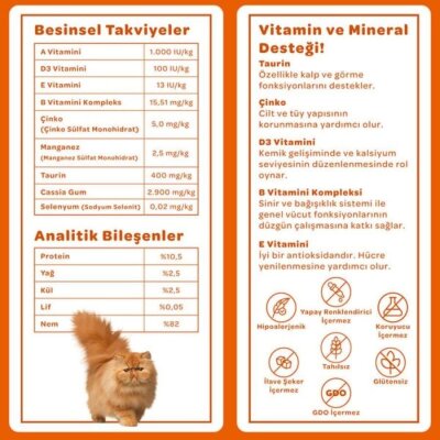 Tavuk Etli Tahılsız Hipoalerjenik Yetişkin Kedi Konservesi, 85 gr