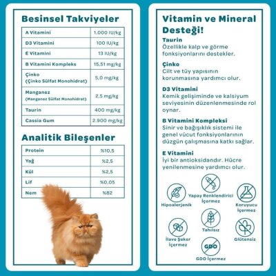 Ton Balıklı Tahılsız Hipoalerjenik Yetişkin Kedi Konservesi, 85 gr